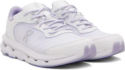 On Purple Cloudze Mo Sneakers In White
