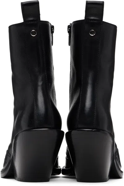Ann Demeulemeester Larisa Pointy Ankle Boots In Black