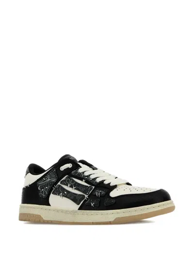 Amiri Men Sneakers With Contrasting Inserts In Black