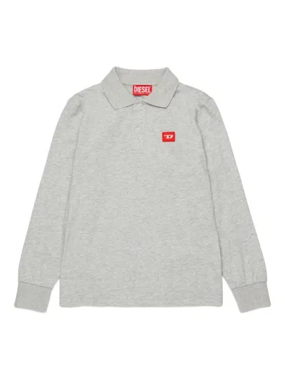 Diesel Takao Polo Shirt In Gray