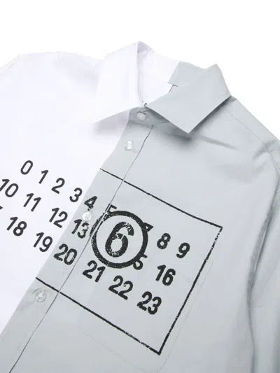 Mm6 Maison Margiela Cotton Shirt In Multi