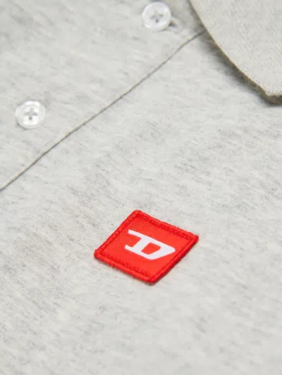 Diesel Takao Polo Shirt In Gray