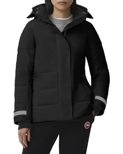 Canada Goose Lyndale Black Label Parka In Black