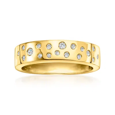 Rs Pure By Ross-simons Scattered Lab-grown Diamond Ring In 18kt Gold Vermeil In White