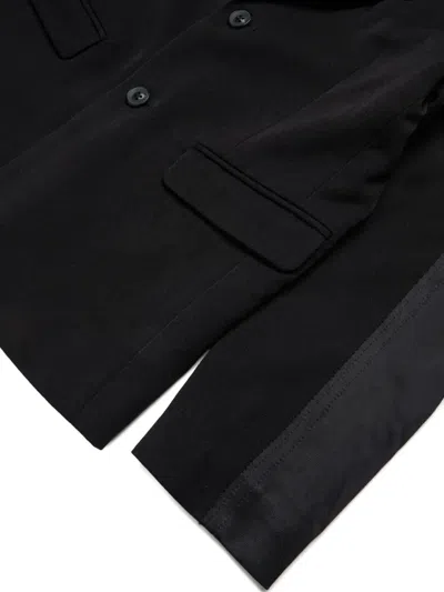 Diesel Oval D Double-breasted Blazer In Black