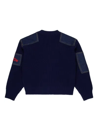 Dsquared2 Wool Jumper In Blue