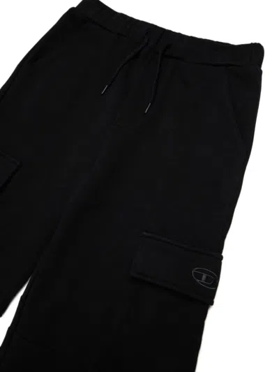 Diesel Cotton Trousers In Black