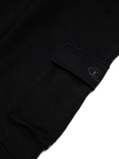 Diesel Cotton Trousers In Black