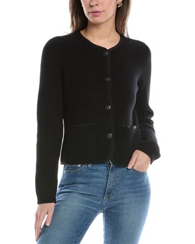 Rag & Bone Nancy Wool-blend Cardigan In Black