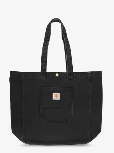 Carhartt Bayfield Tote Organic Cotton Shoulder Bag In Black