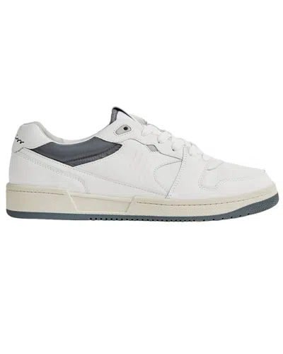 Reiss Astor Leather Trainer In White