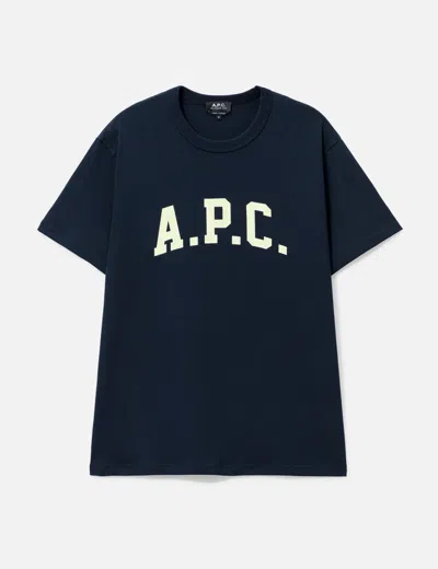 Apc A.p.c. T-shirts And Polos In Blue