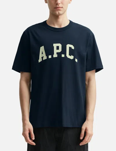 Apc A.p.c. T-shirts And Polos In Blue