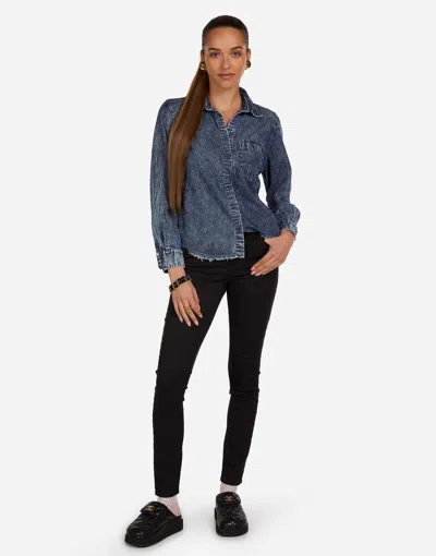 Lauren Moshi Saba Lightning Happyface In Blue