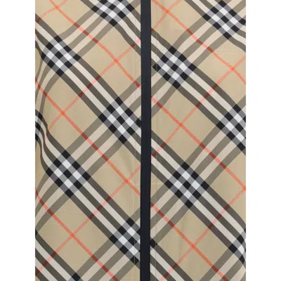 Burberry Archivio Check Waterproof Jacket In Neutral