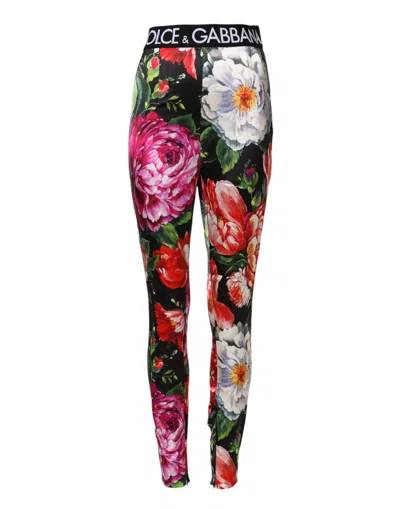 Dolce & Gabbana Black Cotton Skinny Denim Men's Jeans In Multi