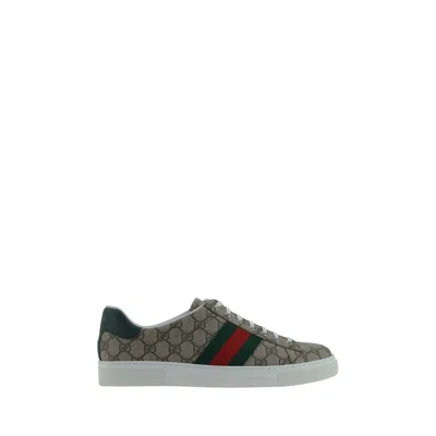 Gucci Ace Gg Supreme Canvas Sneakers In Multi