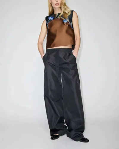 Dorothee Schumacher Top In Cloque Jacquard In Brown
