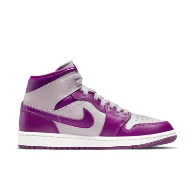Air Jordan (wmns)  1 Mid 'magenta' In Black