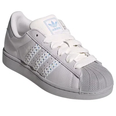 Adidas Originals (wmns) Adidas Superstar Ii 'grey White Stone' In Gray