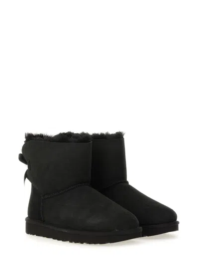 Ugg W Mini Bailey Bow Ii Boots In Black