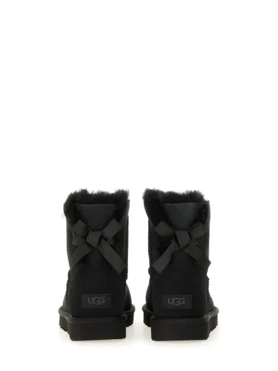 Ugg W Mini Bailey Bow Ii Boots In Black