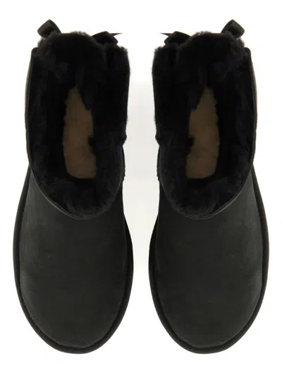 Ugg W Mini Bailey Bow Ii Boots In Black