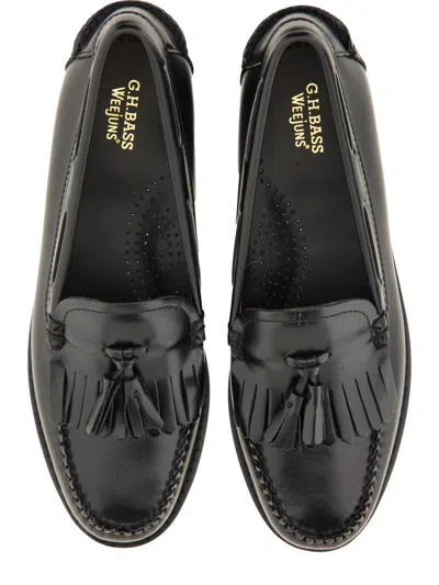Gh Bass Moccasin Weejuns Esther Kiltie In Black
