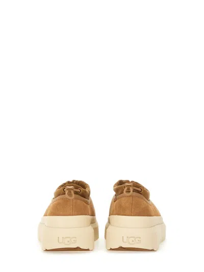 Ugg Biscuit Suede And Rubber Tasman Weather Hybrid Slip Ons In Brown