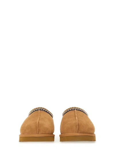 Ugg Biscuit Suede Tasman Slippers In Brown