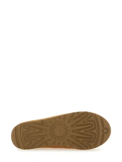 Ugg Biscuit Suede Tasman Slippers In Brown