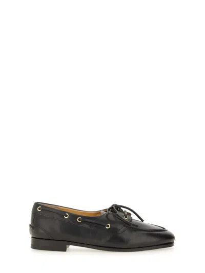 Bally Moccasin "plume" In Black