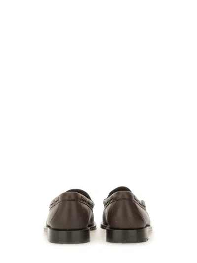 Gh Bass Loafers With Round Toe And Tassel Detail In Brown