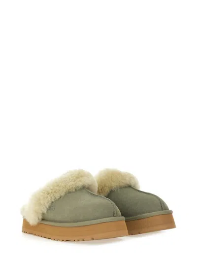 Ugg Slipper "disquette" In Green