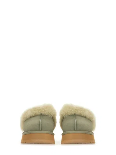 Ugg Slipper "disquette" In Green