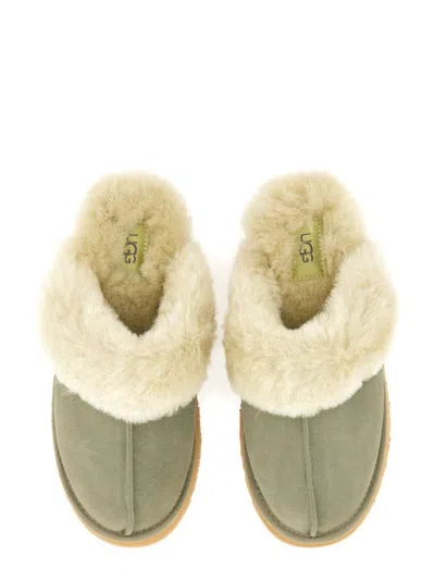 Ugg Slipper "disquette" In Green