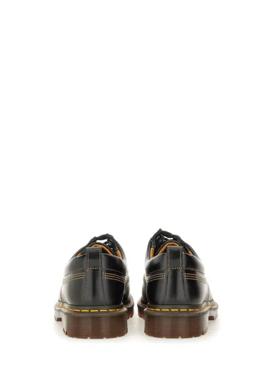 Dr. Martens Moccasin-style Lowell Shoes With Contrast Stitching In Gray