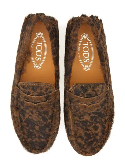 Tod's Gommino Macro Loafers In Black