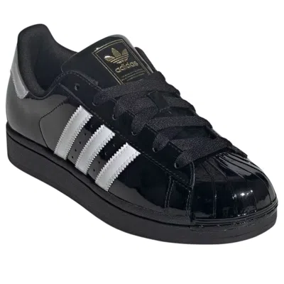 Adidas Originals Womens Adidas Superstar Ii Patent-leather Trainers In Multi