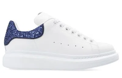 Alexander Mcqueen (wmns)  Oversized Sneaker 'white Navy Glitter' In Multi