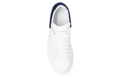 Alexander Mcqueen (wmns)  Oversized Sneaker 'white Navy Glitter' In Multi