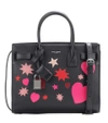 Saint Laurent Sac De Jour Baby Leather Shoulder Bag In Eero