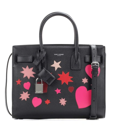 Saint Laurent Sac De Jour Baby Leather Shoulder Bag In Eero