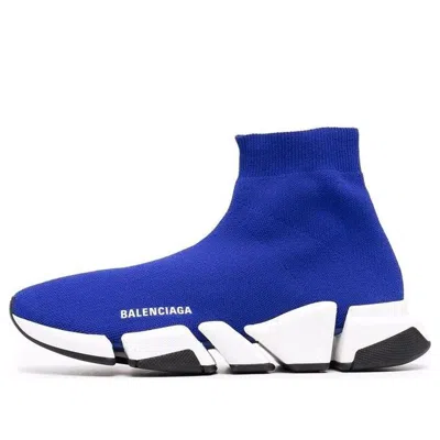 Balenciaga Speed 2.0 Sock Sneaker In Blue