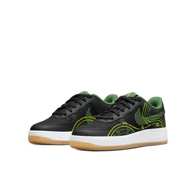 Nike (gs)  Air Force 1 Lv8 'ny Vs Ny' In Black