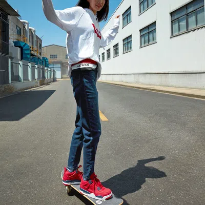 Levi's (wmns)  Alphabet Logo Printing Hoodie White