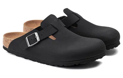 Birkenstock Boston Vegan Birkibuc 'black'