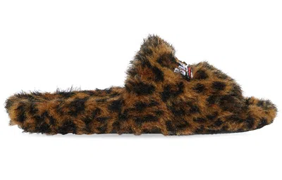 Balenciaga (wmns)  Furry Slides 'leopard' In Multi