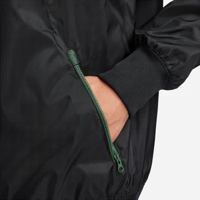 Nike Sportswear Windrunner Jacket 'black Green' In Multi