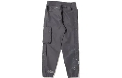 Adidas Originals Men's  Solid Color Multiple Pockets Casual Sports Pants/trousers/joggers Gray